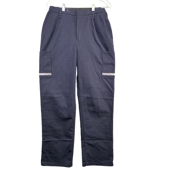 FedEx VF Imagewear Stan Herman Women's Reflective Uniform Pants Blue Size 6_35 - Picture 1 of 11